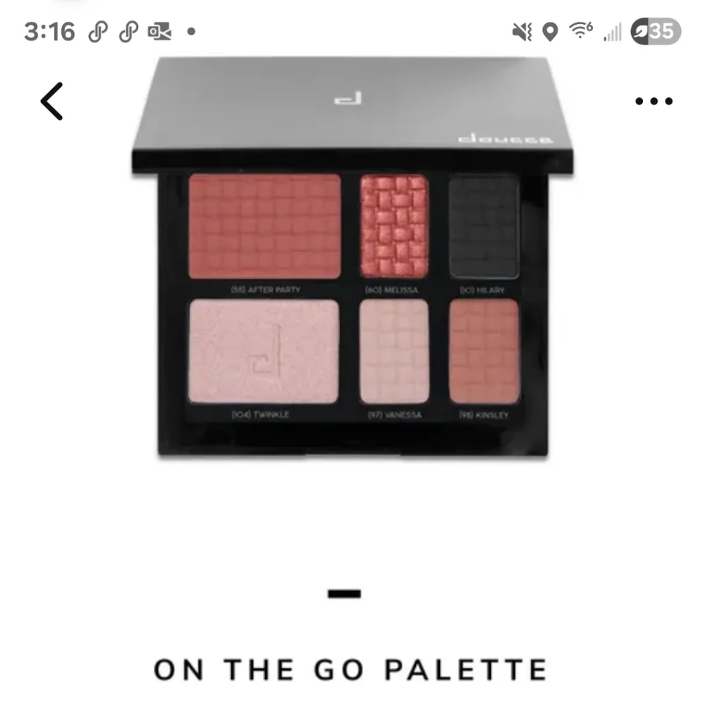 Doucce NWOT SEALED Eyeshadow Palet.